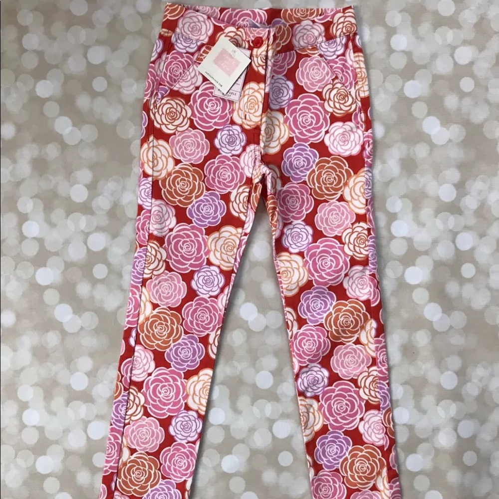 NWT Janie & Jack 3 Girls Colorful Pants
